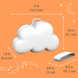 PureBaby Cloud Portable Sound Machine and Night Light