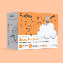 Load image into Gallery viewer, PureBaby® Cloud Portable Sound Machine and Night Light
