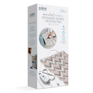 PureRelief® Express Designer Series Heating Pad | Desert Herringbone