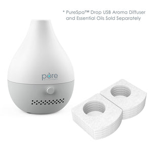 PureSpa™ Drop USB Aroma Diffuser Refill Pads (10-Pack)