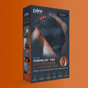Pure Enrichment® PureRelief® Pro Far Infrared XL Heating Pad Packaging Image
