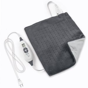 PureRelief® Duo 2-in-1 Heating Pad - Gray | Pure Enrichment®
