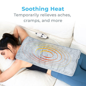 Heating Pad Electric Neck Back Shoulder Body Vibrating Massager