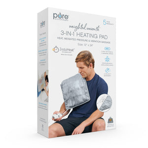 WeightedWarmth 3-in-1 Heating Pad | Pure Enrichment WeightedWarmth 3-in-1 Heating Pad | Pure Enrichment