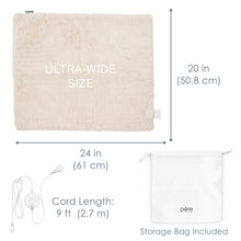 Load image into Gallery viewer, PureRadiance™ Ultra-Wide Luxury Heating Pad | Pure Enrichment®
