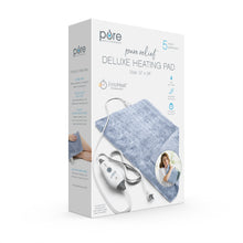 Load image into Gallery viewer, PureRelief™ Deluxe Heating Pad - Rain Blue