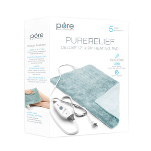 PureRelief™ Deluxe Heating Pad - Sea Glass