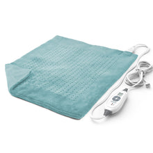 Load image into Gallery viewer, PureRelief™ XXL Ultra-Wide Microplush Heating Pad | Sea Glass