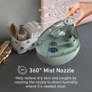PureBaby® Ultrasonic Cool Mist Humidifier - Whisper Green