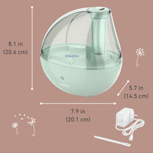 Load image into Gallery viewer, PureBaby® Ultrasonic Cool Mist Humidifier - Whisper Green