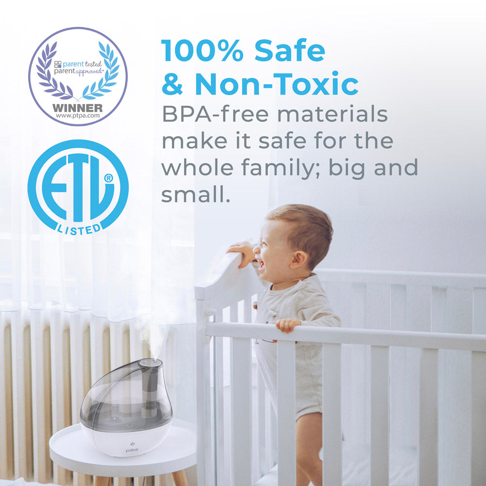 Load image into Gallery viewer, MistAire™ Silver Ultrasonic Cool Mist Humidifier | Pure Enrichment®