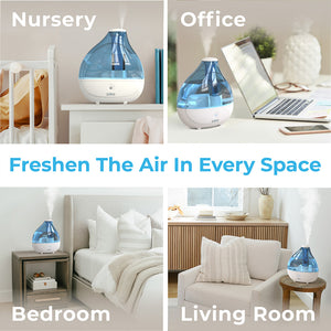 Humidifier, Office, Desktop Dormitories, Students' Small Home, Quiet Bedroom,  Nursery, Office And Indoor Plant