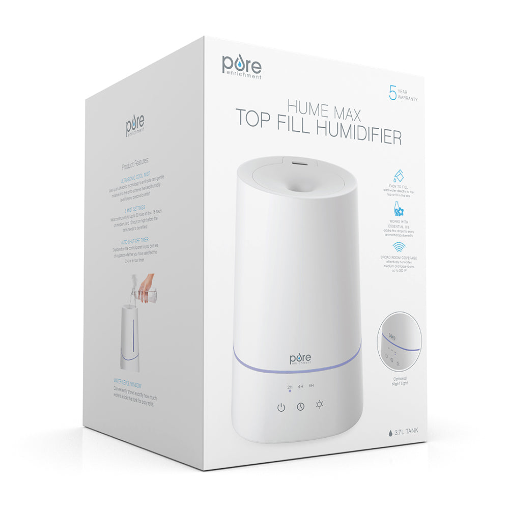 HUME™ Max Top Fill Humidifier | Pure Enrichment®