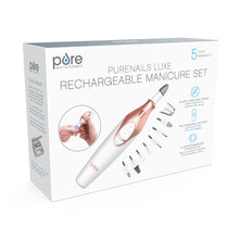Load image into Gallery viewer, PureNails™ Luxe Rechargeable Manicure Set
