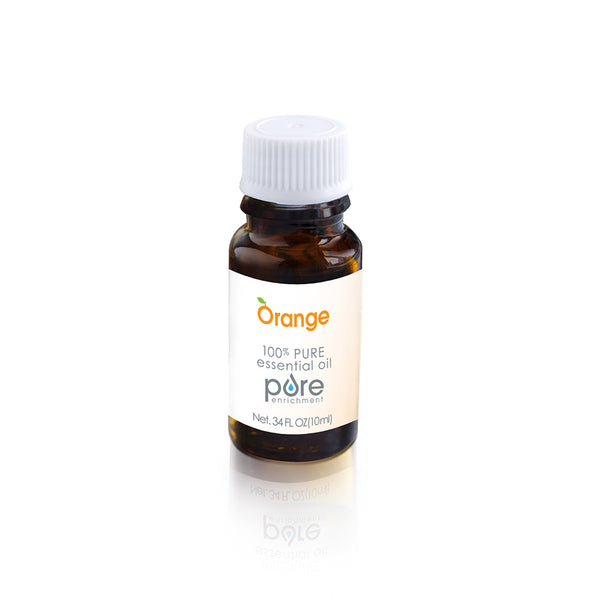 Pure Enrichment 100% Pure Orange 10ml Scented Essential Oil | Brown | One Size | Candles + Diffusers Essential Oils | Frameless | Back to College | VA