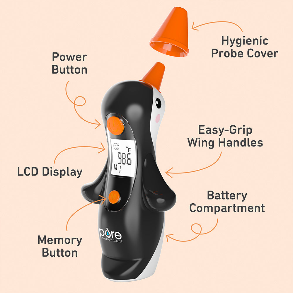 Load image into Gallery viewer, ThermoBuddy™ Penguin Ear Thermometer | Pure Enrichment