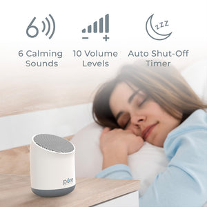 White Noise Sound Machine - Real Fan Sleep Aid, Noise Cancelling for Office  Privacy, Home, Baby & Adults - Portable, Travel Friendly Sleep Machine