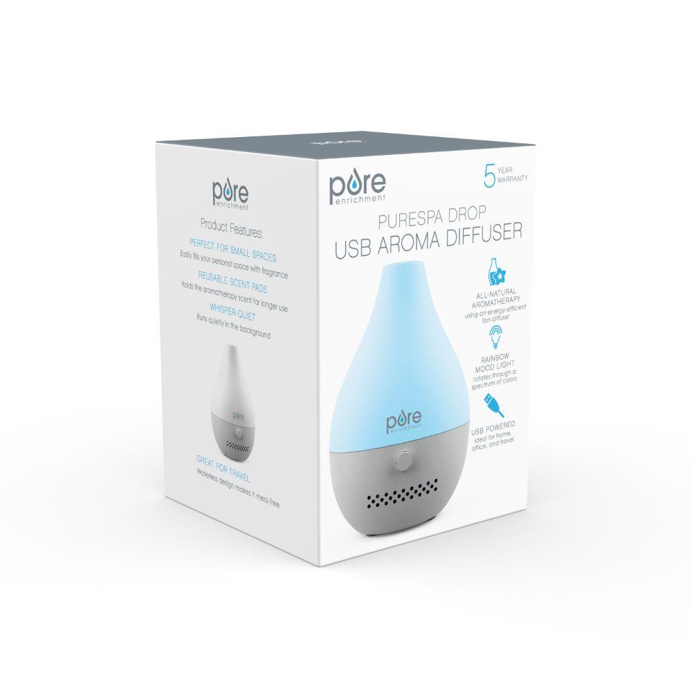 PureSpa™ Drop USB Aroma Diffuser| Pure Enrichment®