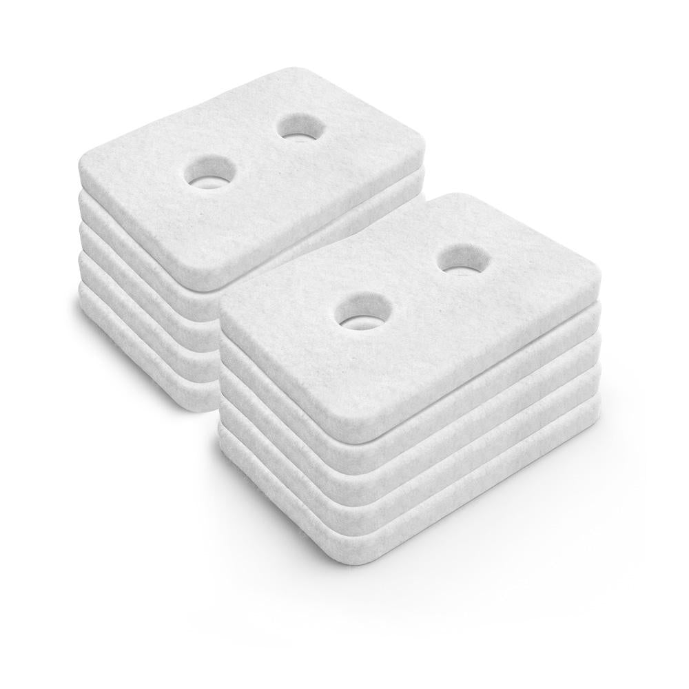 100 Pcs Square Humidifier Essential Oil Pads - Unscented Replacement Aroma Diffuser Pads