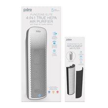 Load image into Gallery viewer, PureZone™ Elite 4-in-1 True HEPA Air Purifier &amp; Replacement Filter Bundle Packaging